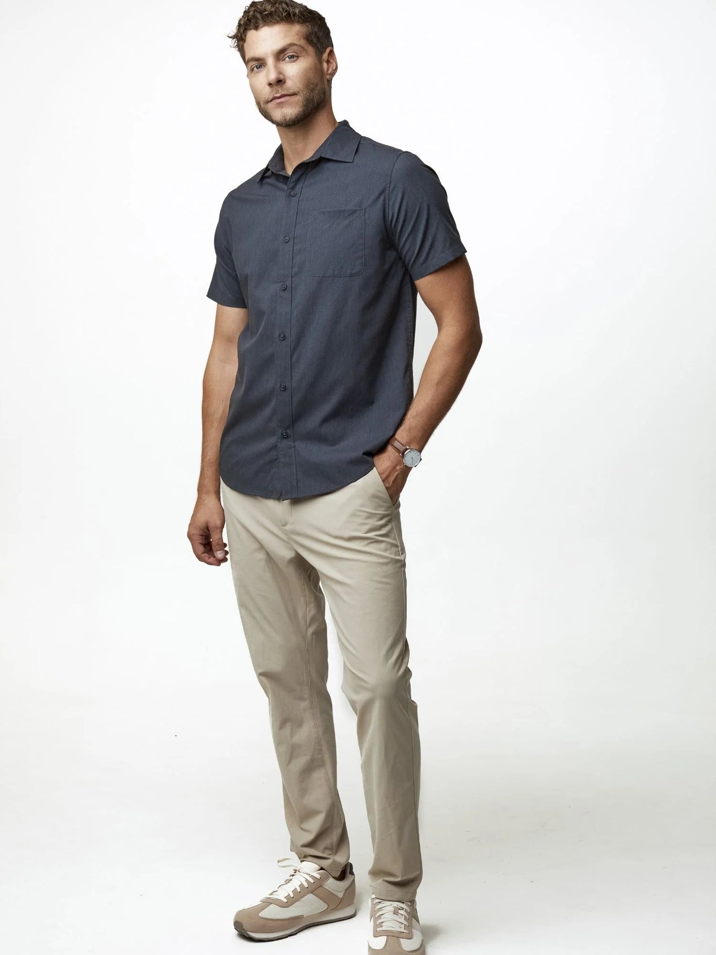 Short Sleeve Button Up Staples 3-Pack