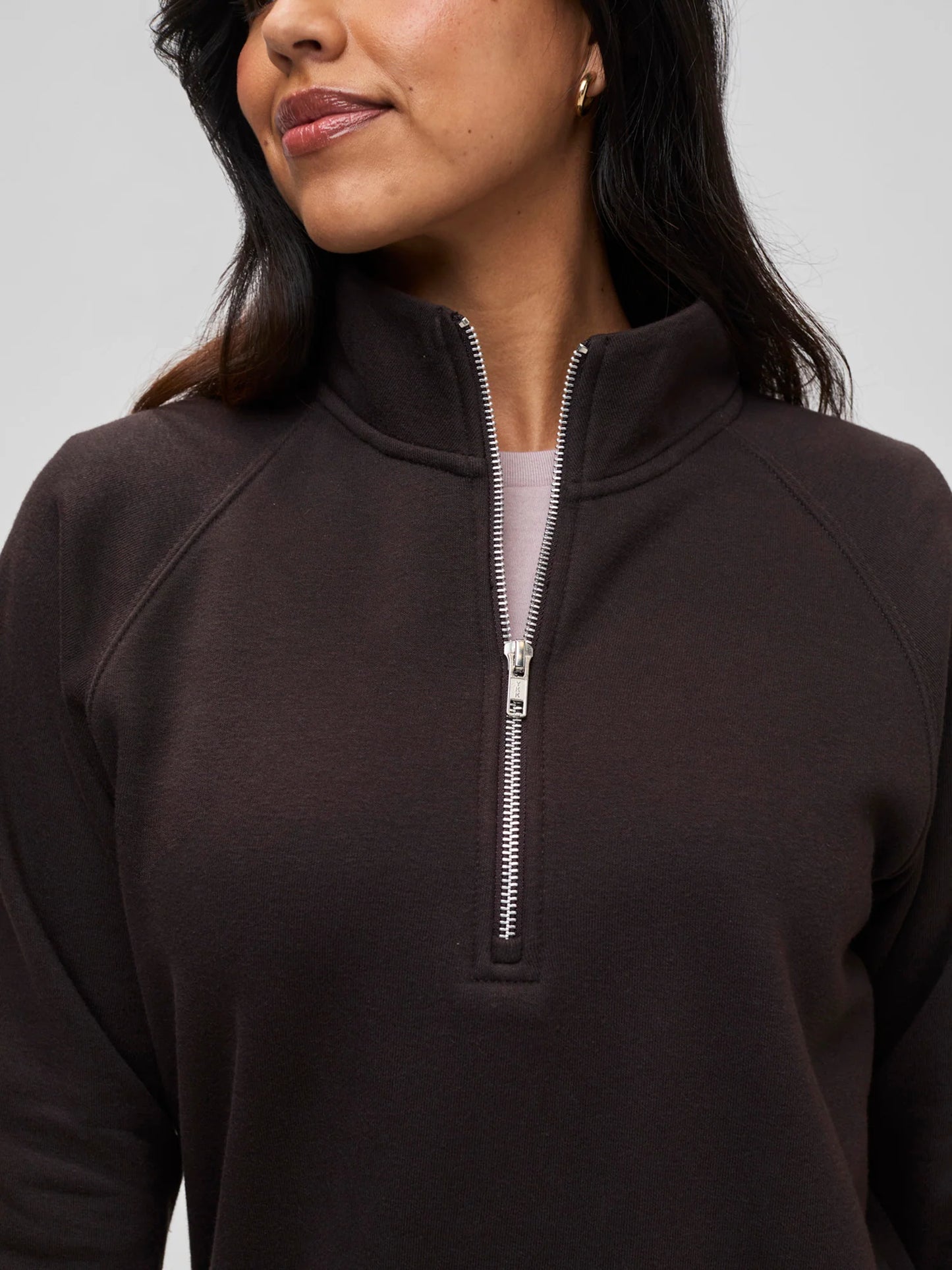 Women's Espresso Half Zip