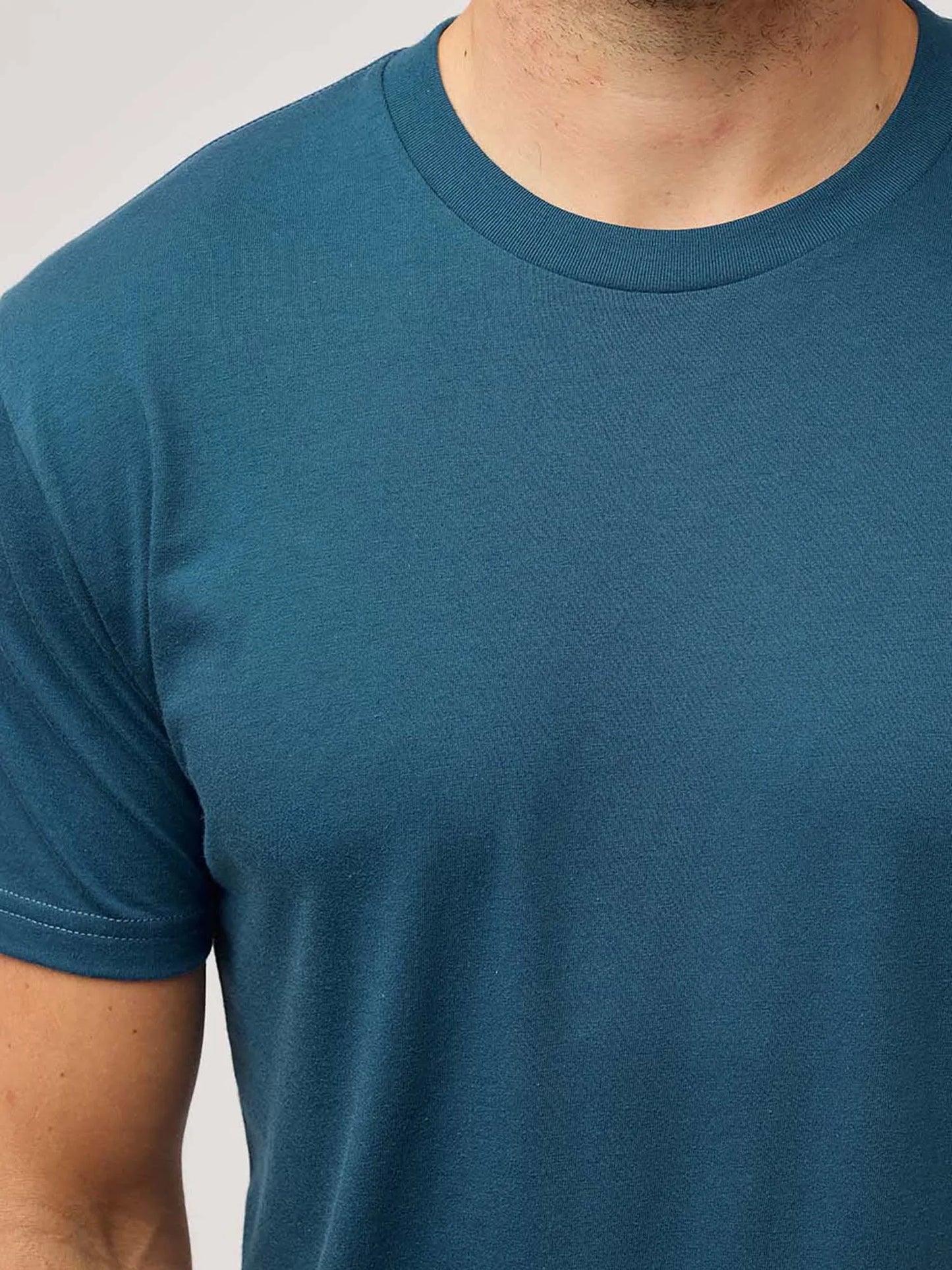 Sea Blue Crew Neck