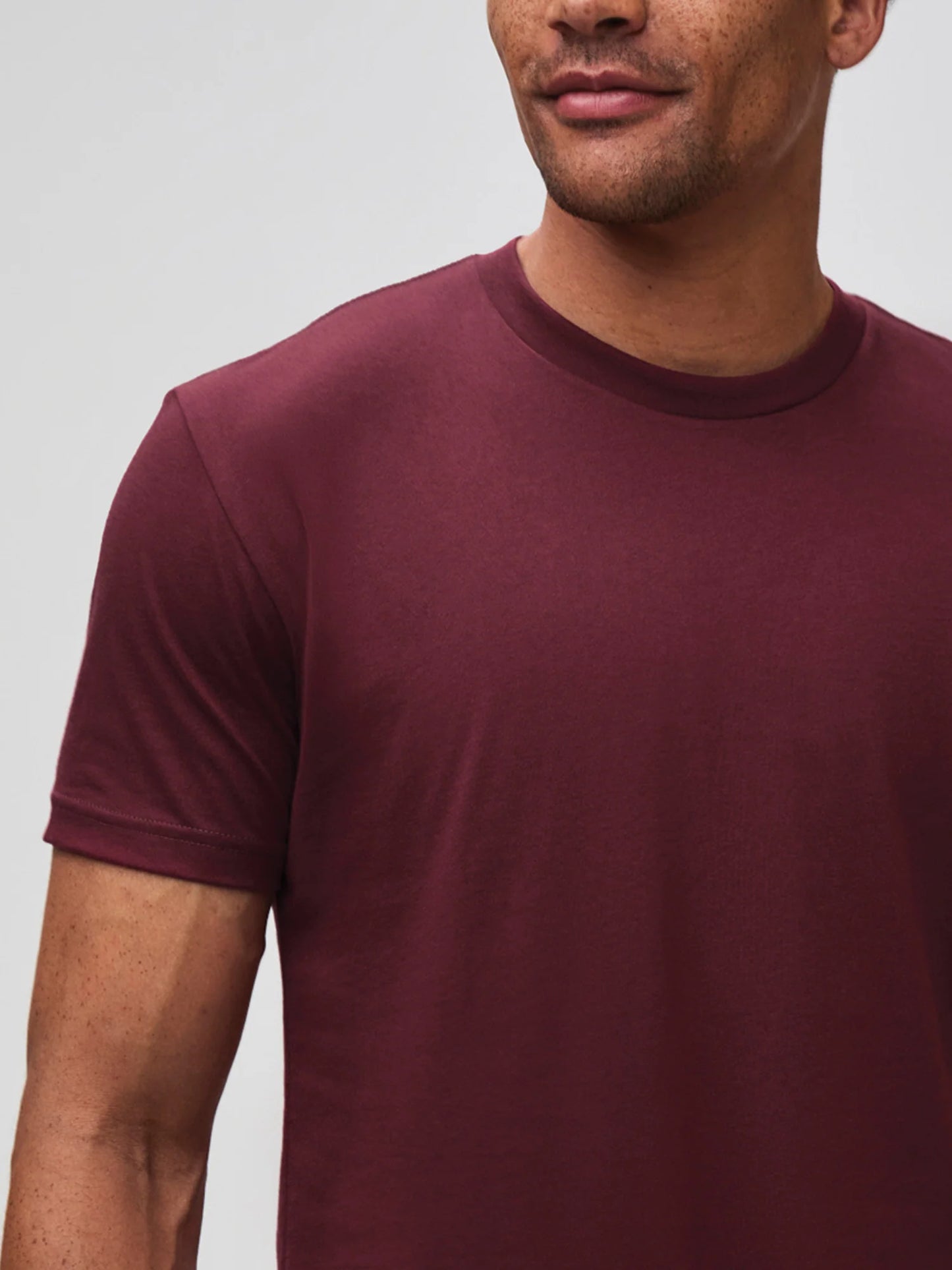 Burgundy Crew Neck