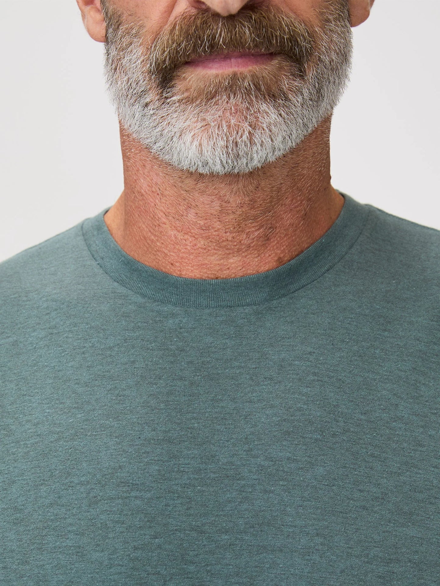 Harbor Mist Cross Dye Crew Neck