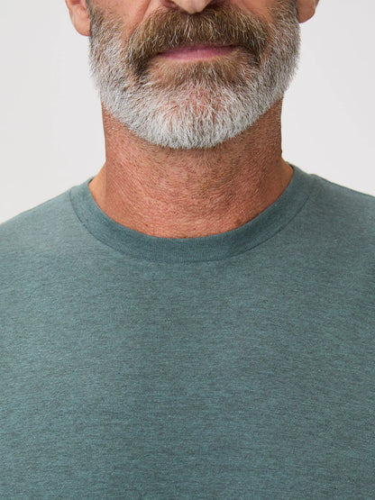 Harbor Mist Cross Dye Crew Neck