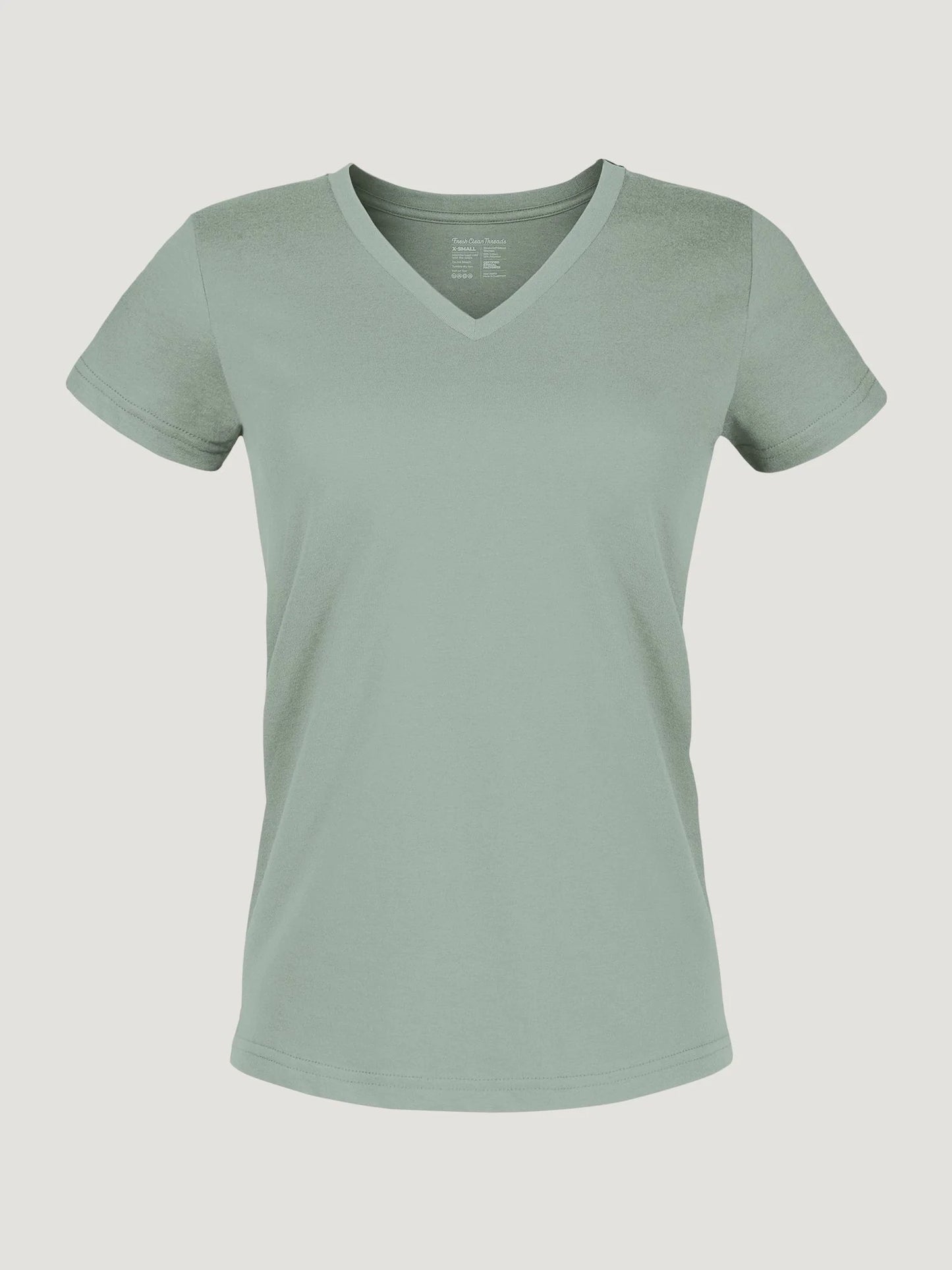 Vintage Green Everyday V-Neck Tee