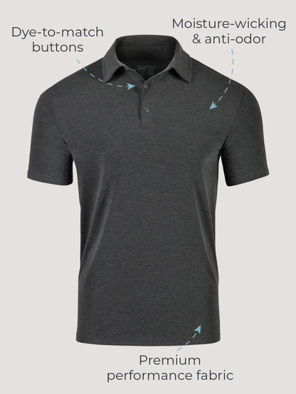 Navy Performance Cool Polo