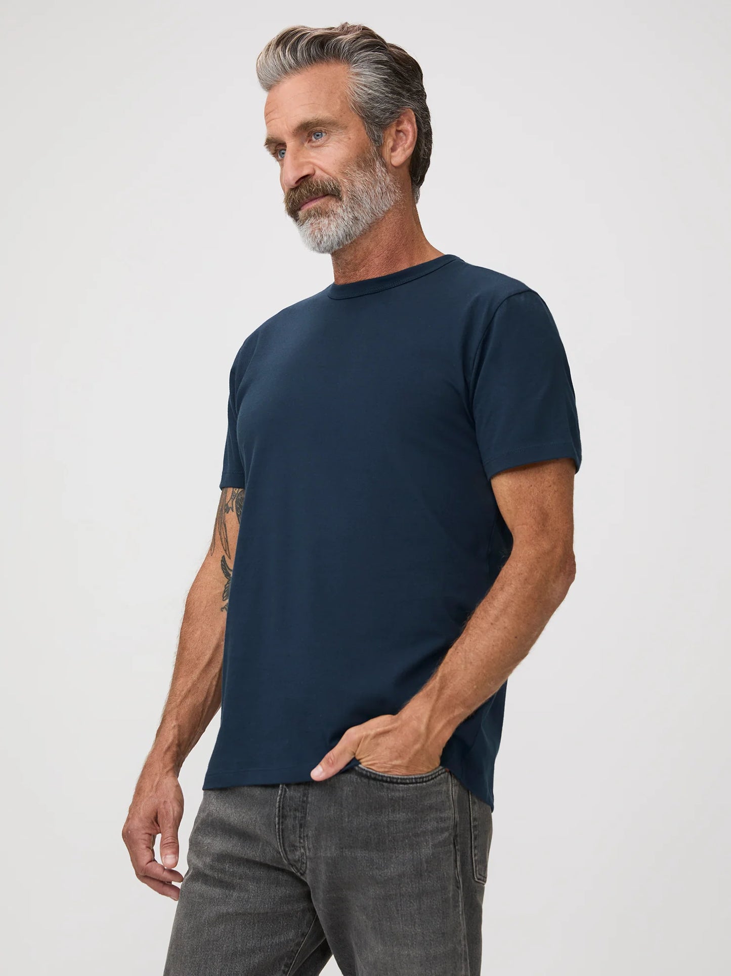 Heritage Navy Cotton Crew