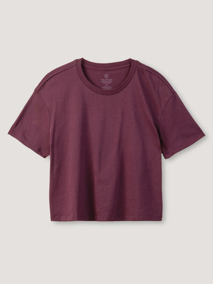 Merlot Boxy Tee