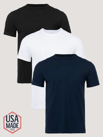Heritage Cotton Crew 3-Pack