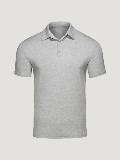 Heather Grey Performance Cool Polo