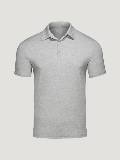 Heather Grey Performance Cool Polo