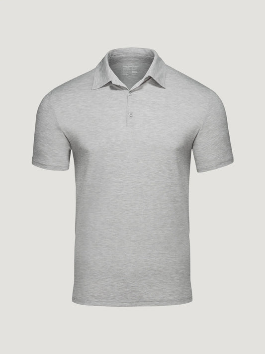 Heather Grey Performance Cool Polo