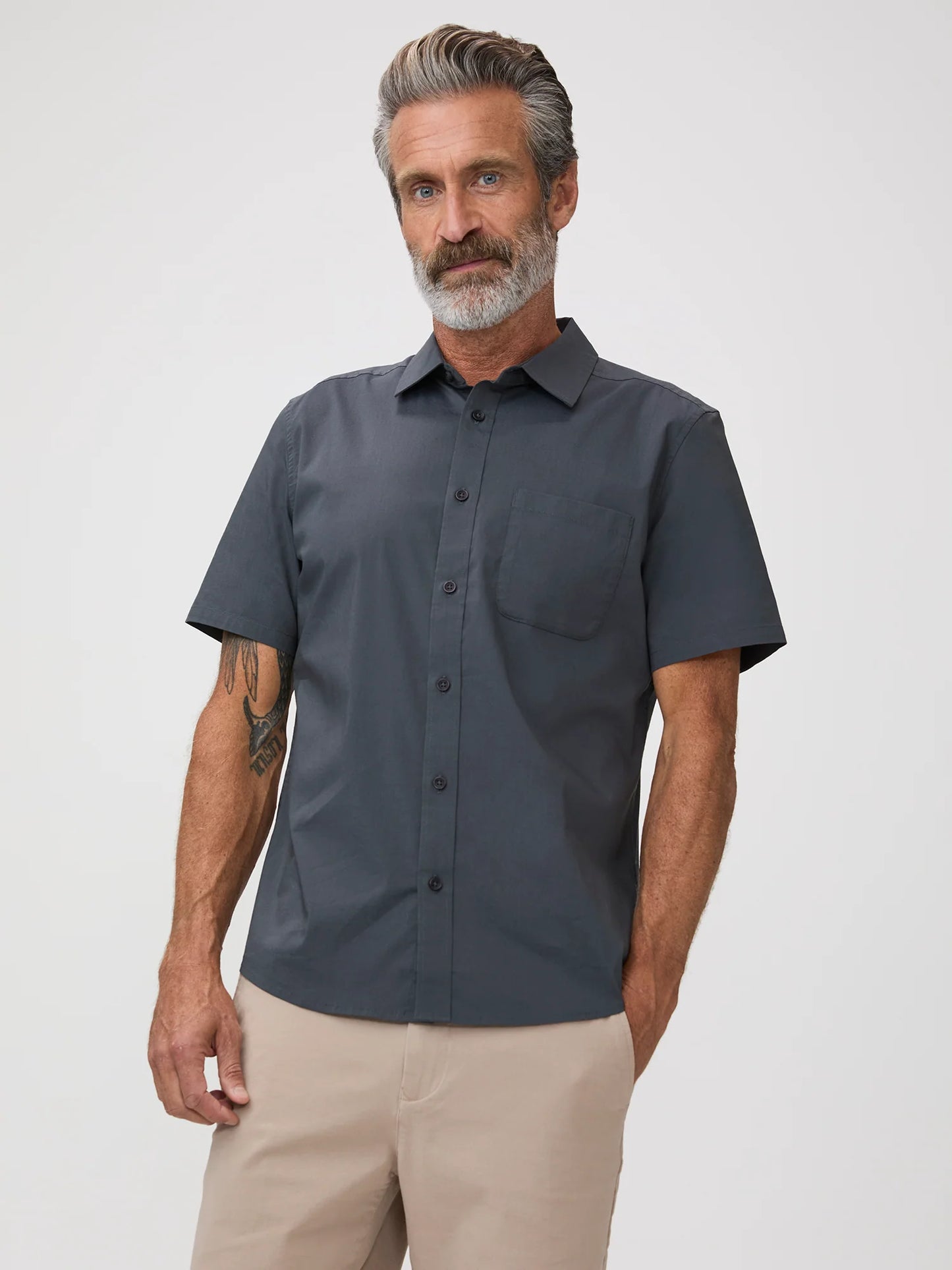 Vintage Black All Day Short Sleeve Shirt