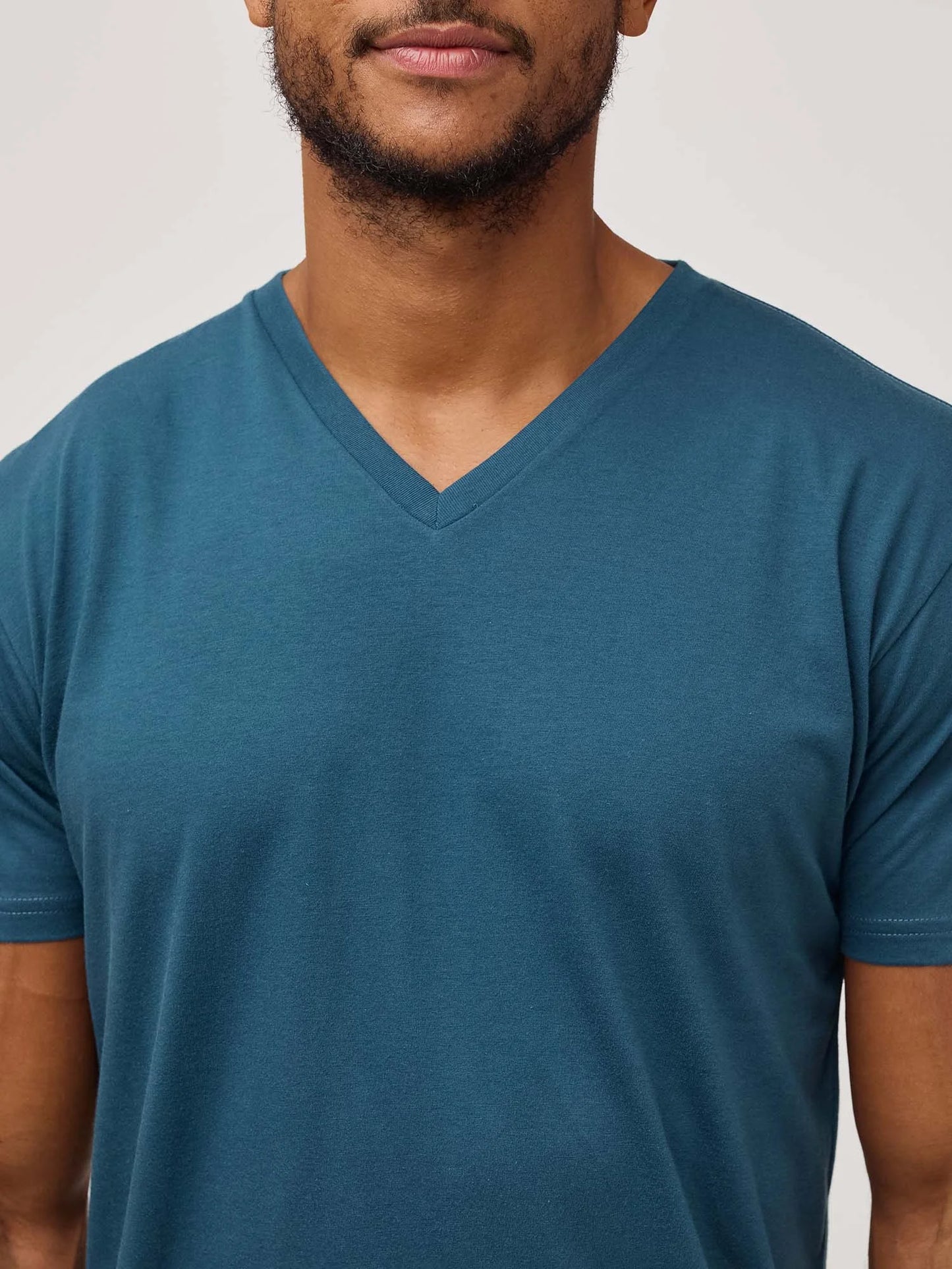 Sea Blue V-Neck