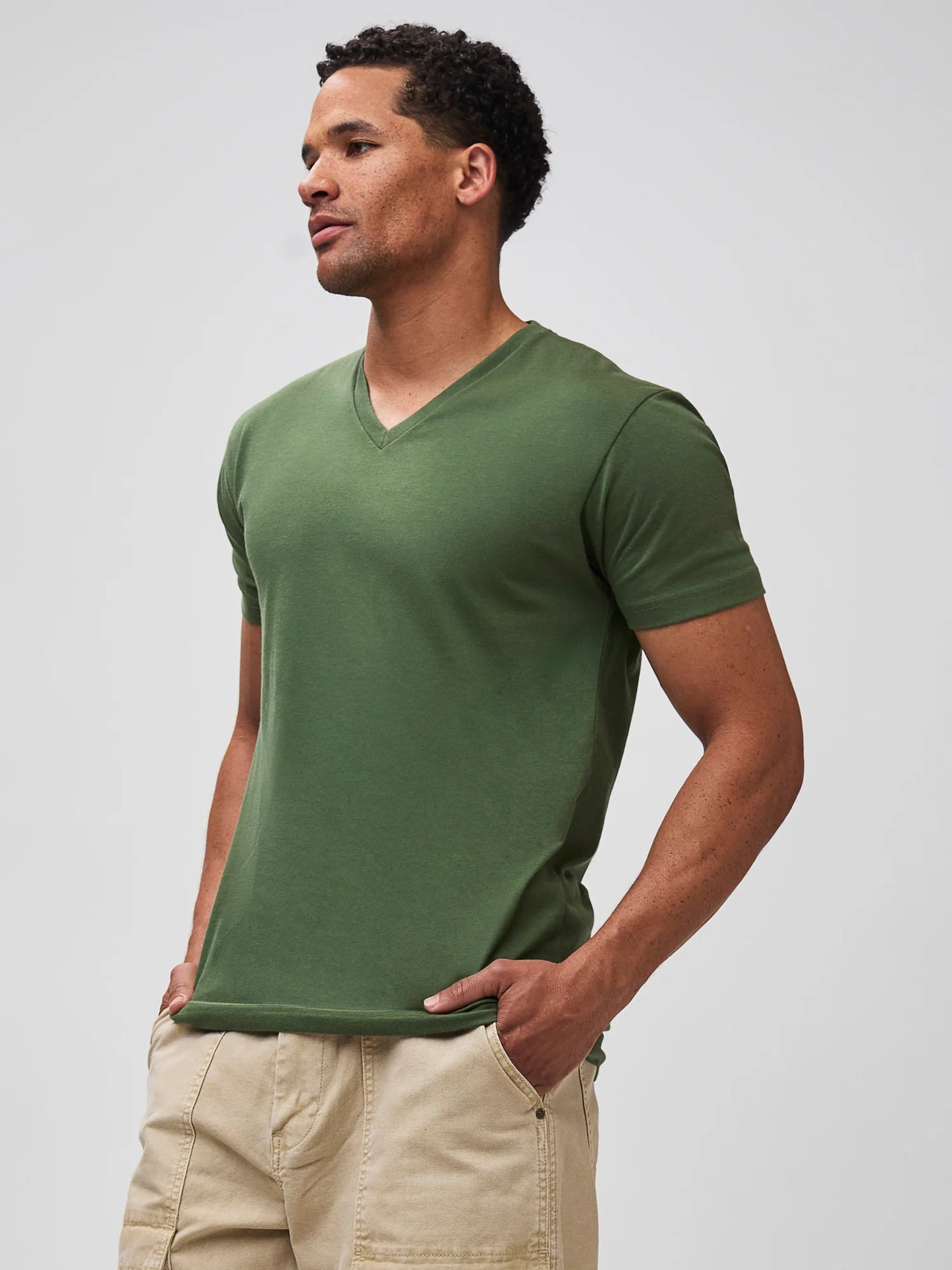 Sage V-Neck