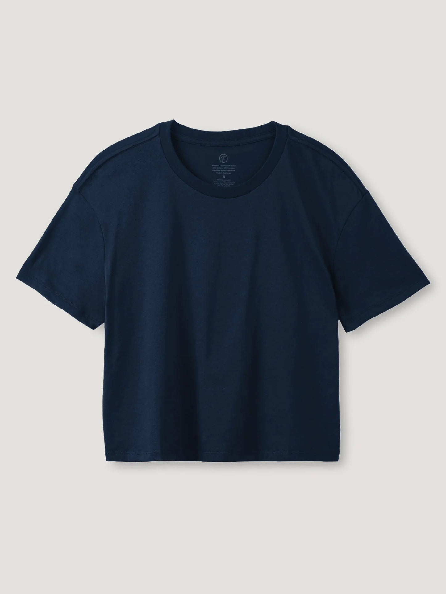 Dark Navy Boxy Tee
