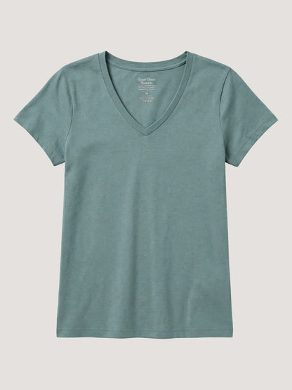 Harbor Mist Everyday V-Neck Tee