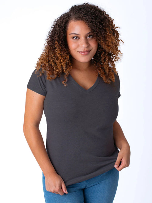 Vintage Black Everyday V-Neck Tee
