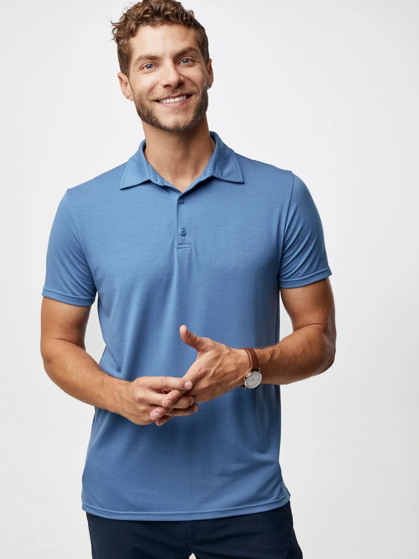 Monsoon Blue Performance Cool Polo