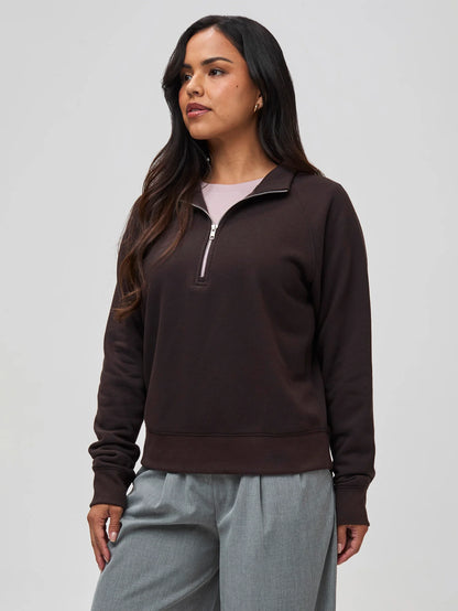 Women's Espresso Half Zip