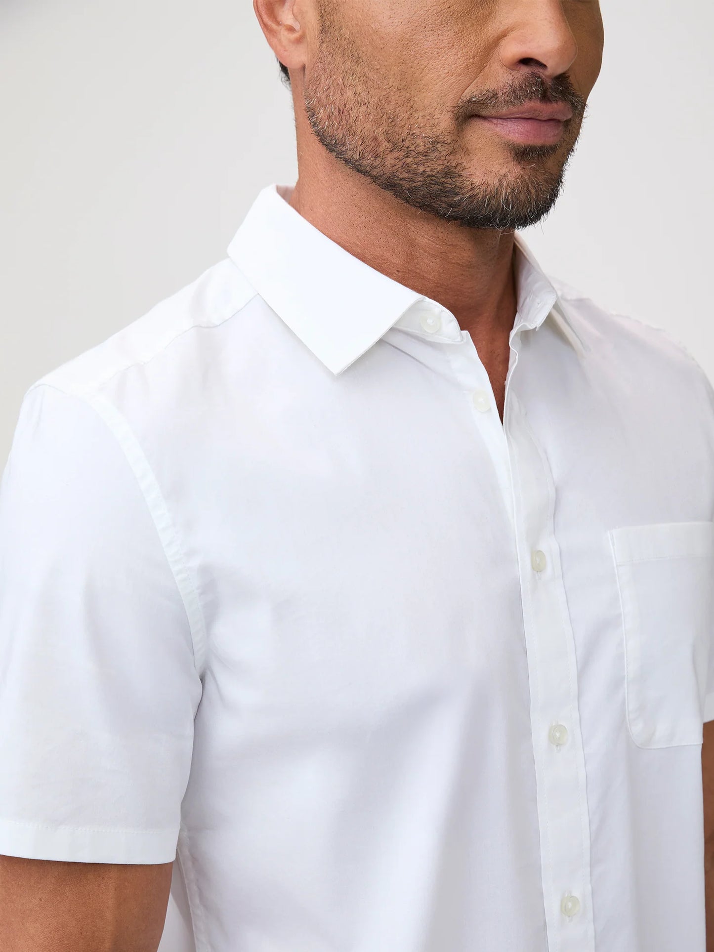 White All Day Short Sleeve Shirt