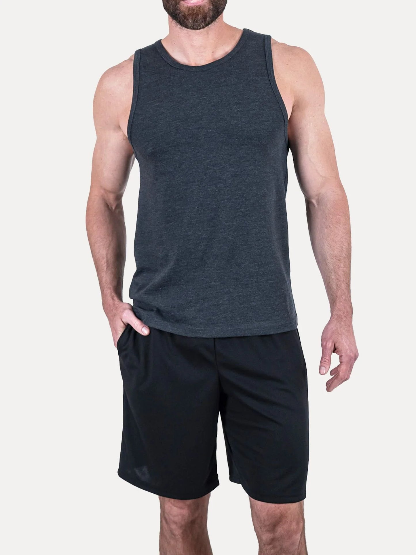 Charcoal Pacific Beach Tank Top FINAL SALE