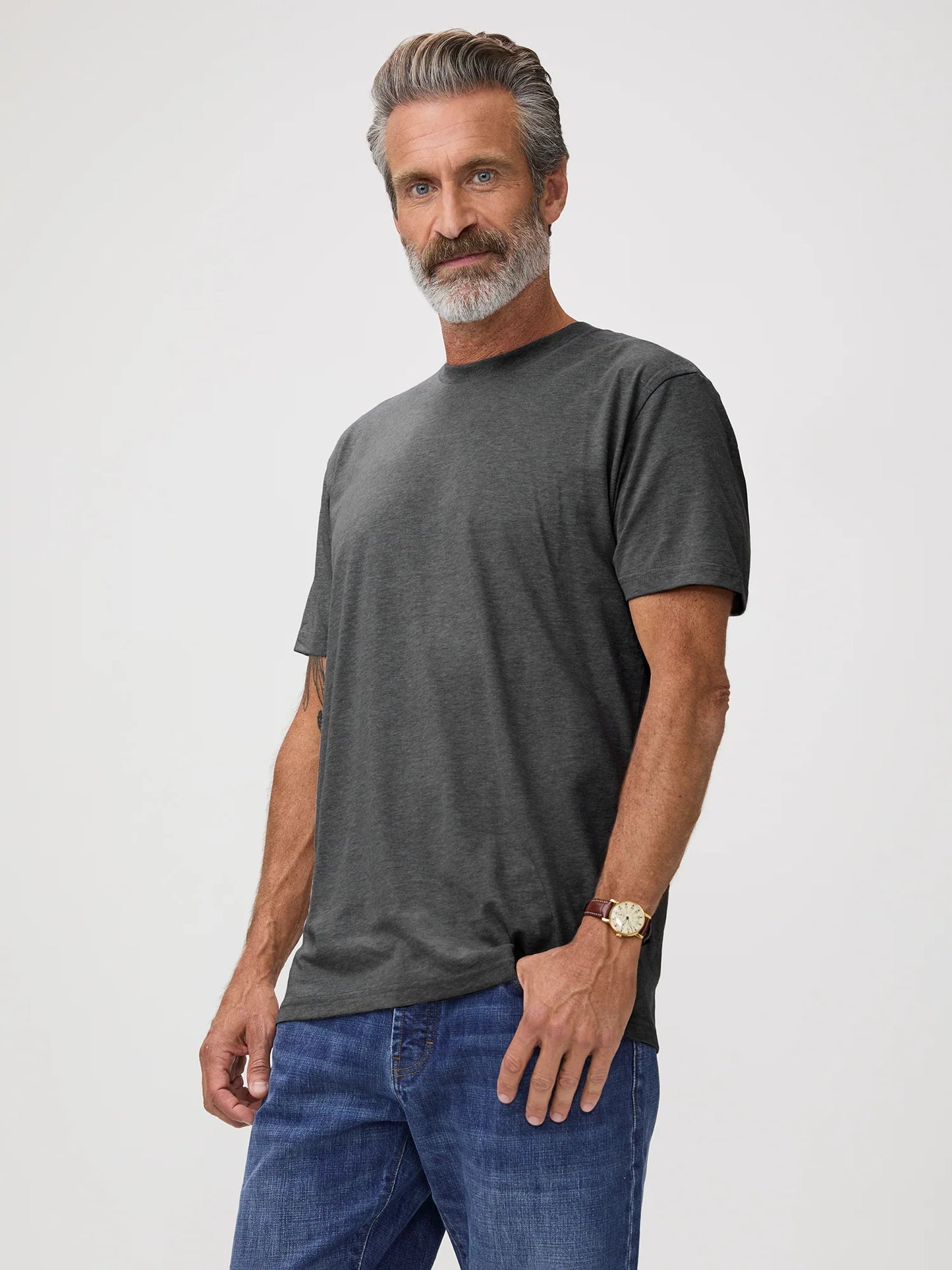 Carbon Grey Crew Neck