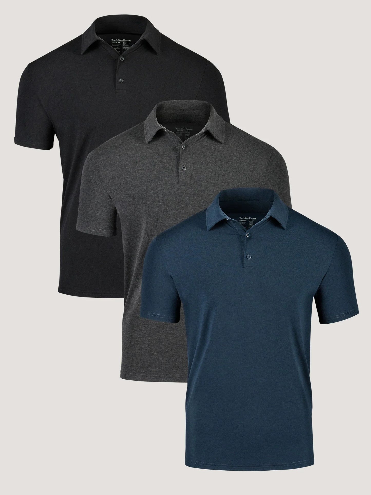 Foundation Performance Cool Polo 3-Pack