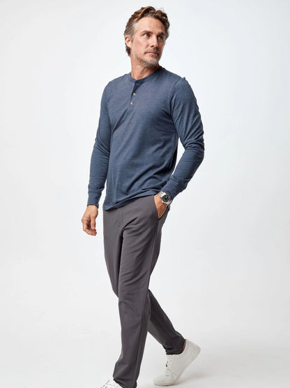 Basic Long Sleeve Henley 3-Pack