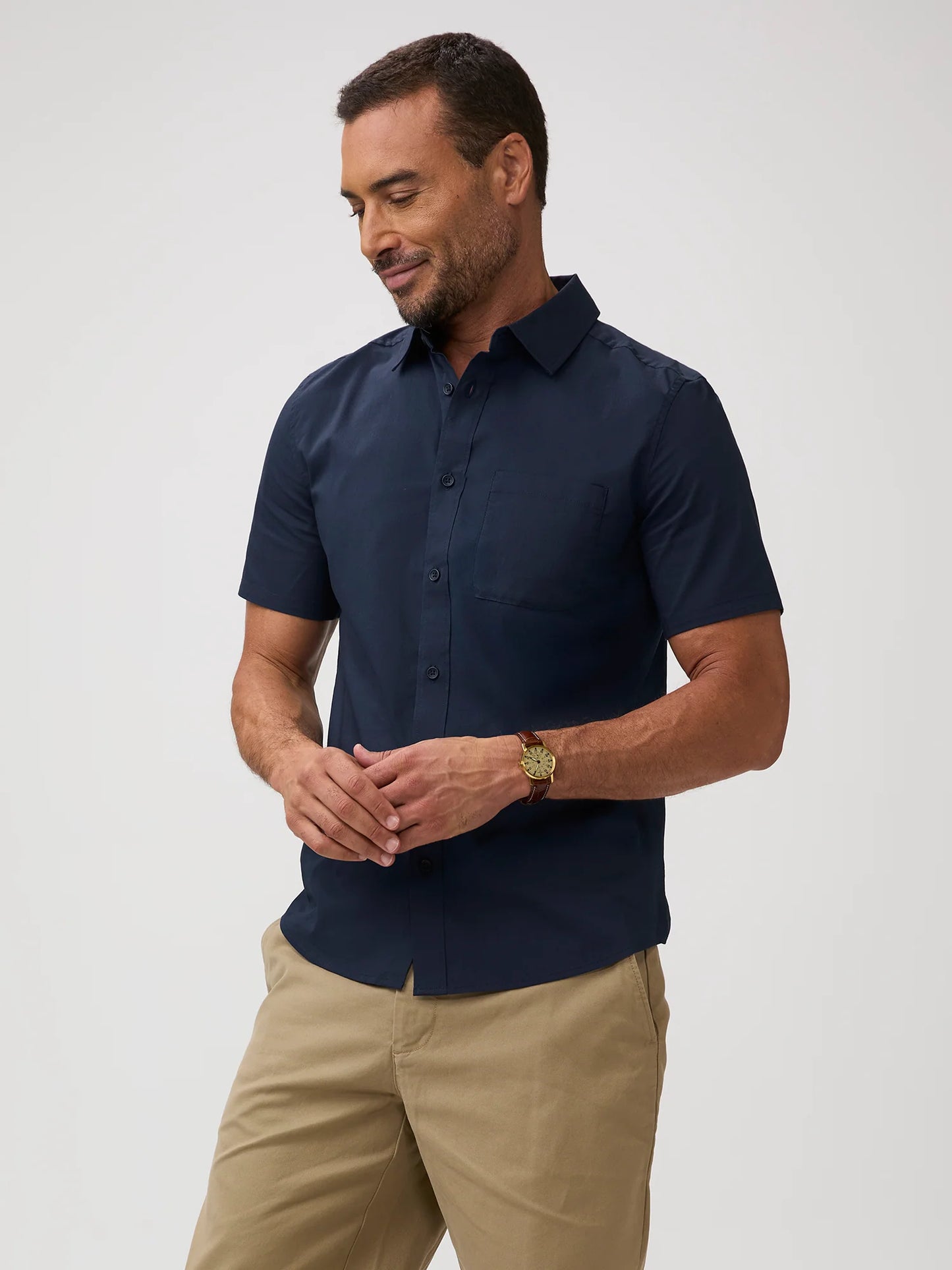 Navy All Day Short Sleeve Shirt