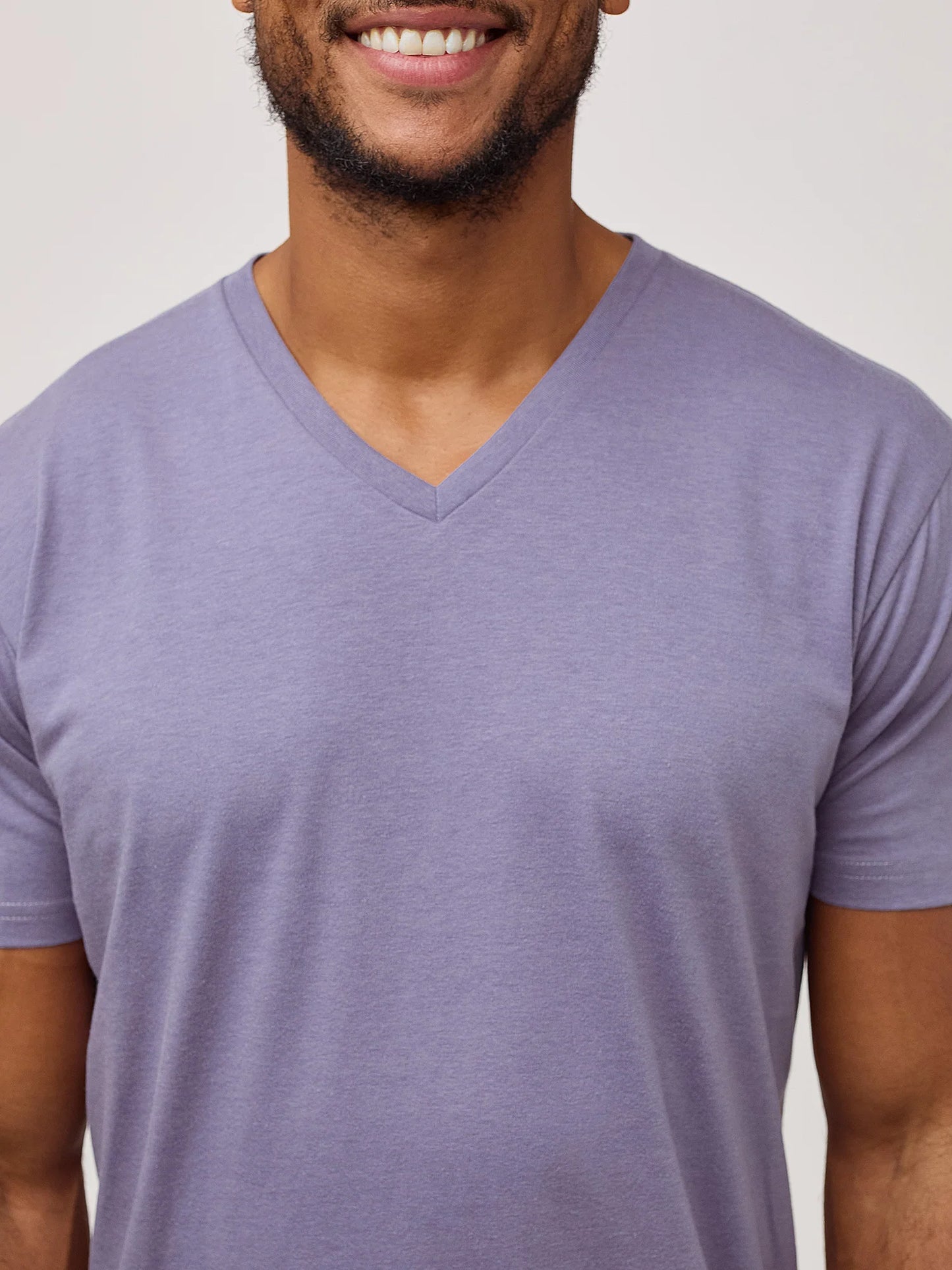 Flint Purple V-Neck