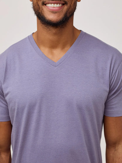Flint Purple V-Neck