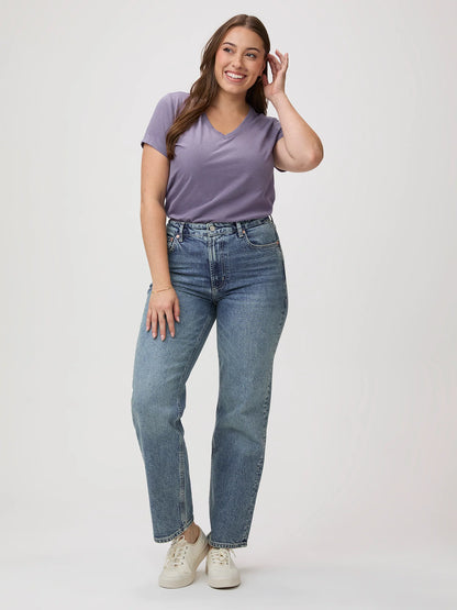 Flint Purple Everyday V-Neck Tee