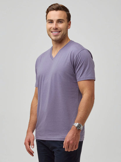 Flint Purple V-Neck