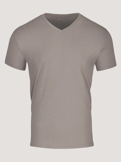 Taupe V-Neck