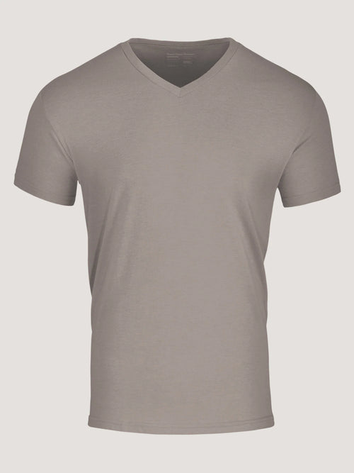 Taupe V-Neck