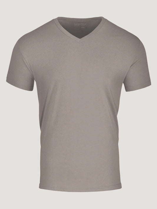 Taupe V-Neck