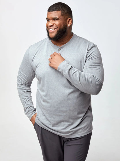 Basic Long Sleeve Henley 3-Pack