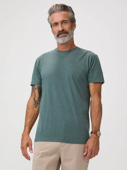 Harbor Mist Cross Dye Crew Neck