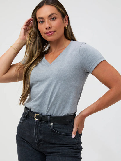 Heather Grey Everyday V-Neck Tee