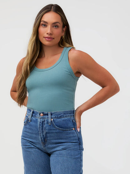 Harbor Mist Ribbed Tank
