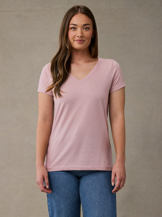 Blush Everyday V-Neck Tee