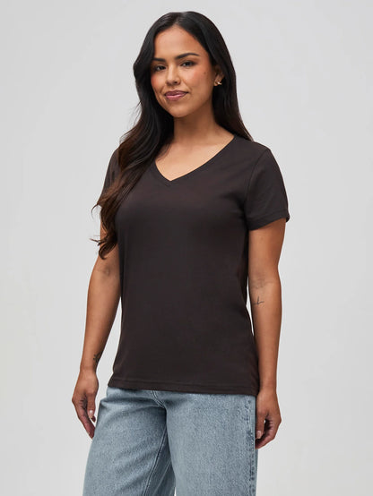 Espresso Everyday V-Neck Tee