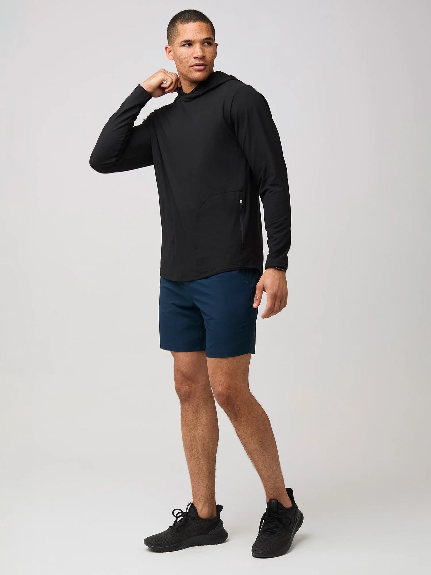 Tech Pullover Hoodie Black + Navy 2-Pack