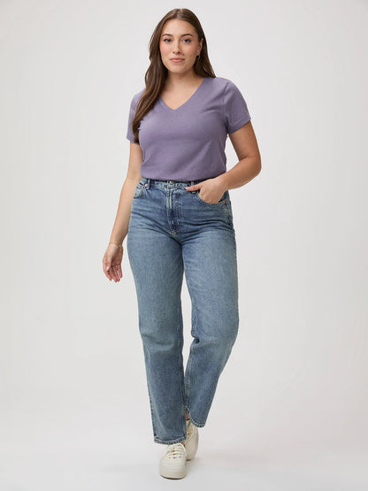 Flint Purple Everyday V-Neck Tee