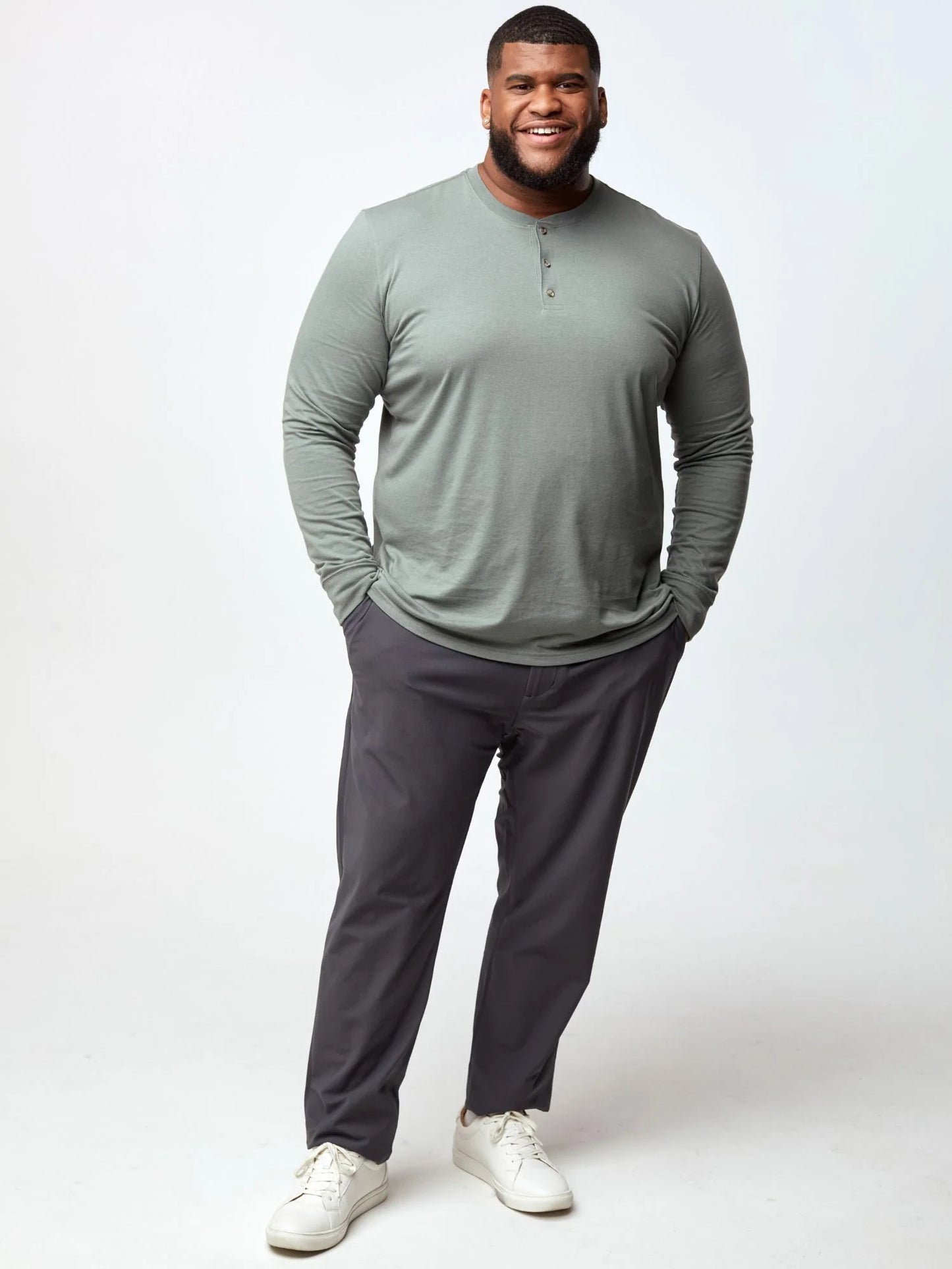 Foundation Long Sleeve Henley 3-Pack