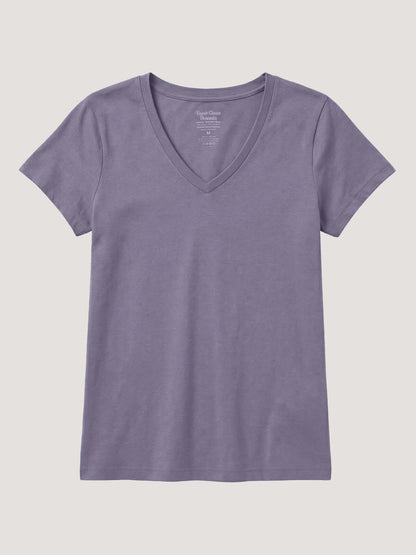 Flint Purple Everyday V-Neck Tee