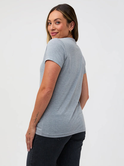 Heather Grey Everyday V-Neck Tee