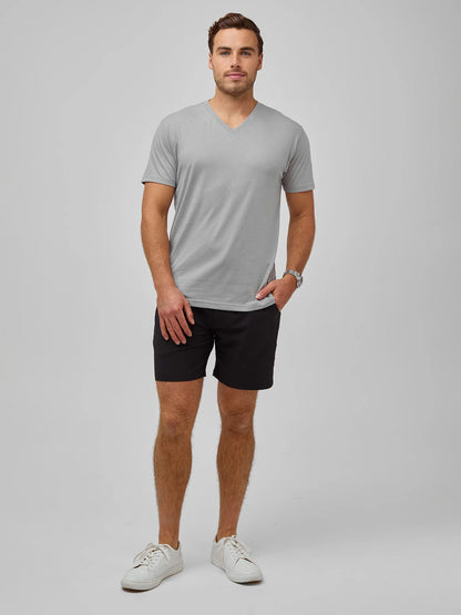 Pebble Grey V-Neck