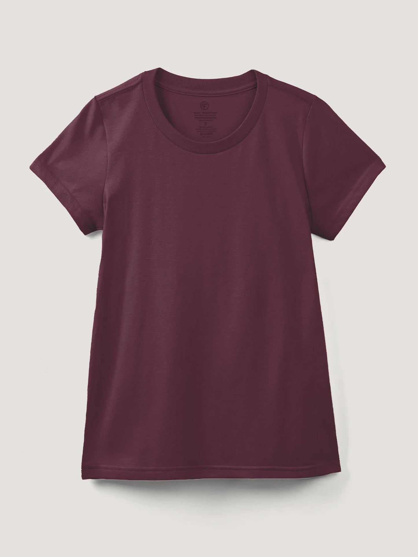 Merlot Everyday Crew Neck Tee