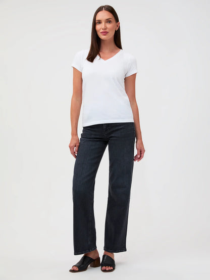 White Everyday V-Neck Tee