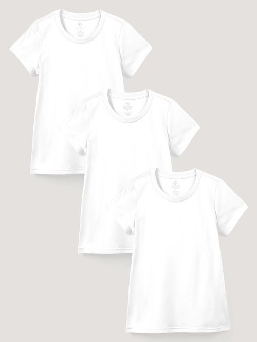 Women's Crew All White 3-Pack